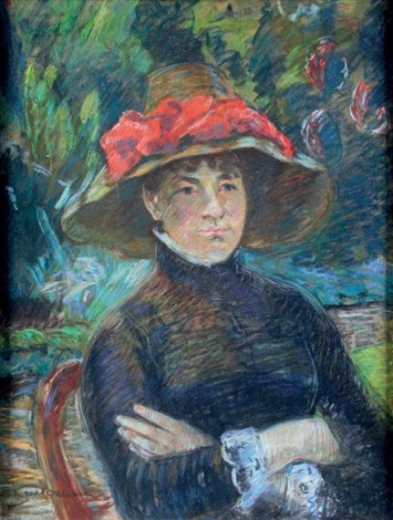 PORTRAIT DE MADAME GUILLAUMIN by Armand Guillaumin, 1890