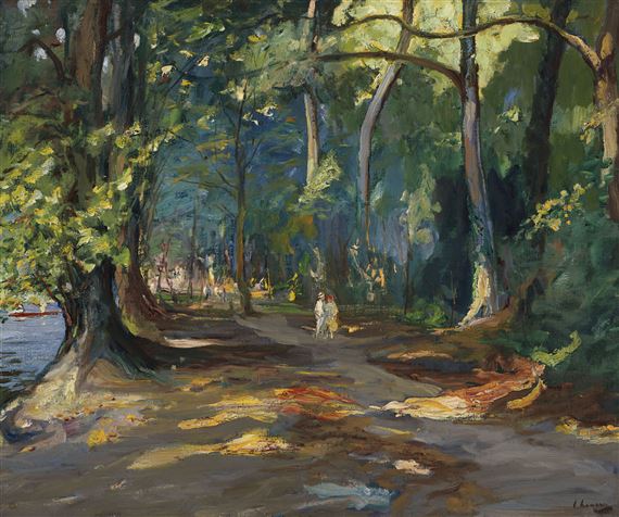 The Path by the River, Maidenhead by John Lavery, 1919