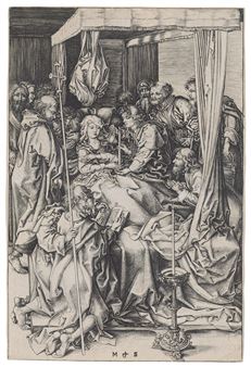 The Death of the Virgin - Martin Schongauer