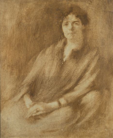 Femme assise by Eugène Carrière, 1892