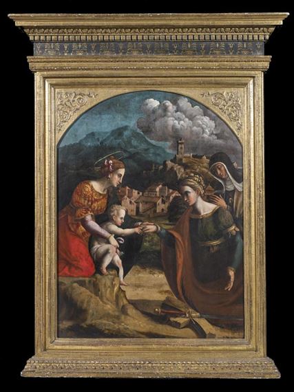 Michele di Bernardo de Fachai | Mystical marriage of St. Catherine ...