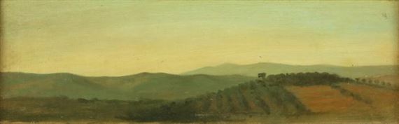 Landscape by Raffaello Sernesi