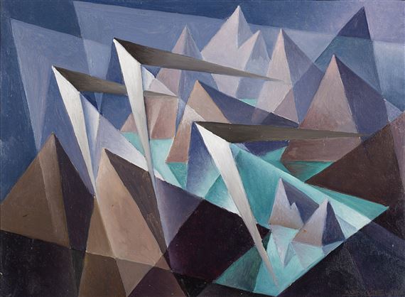 Aerei + Monti by Alessandro Bruschetti, 1970