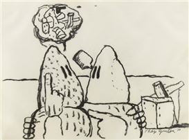 The Parallel Worlds of Philip Guston and Saul Steinberg