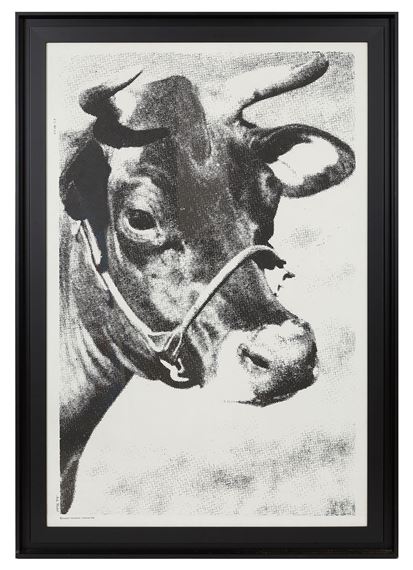 Andy Warhol | La Vache Affiche copyright La Biennale (1976