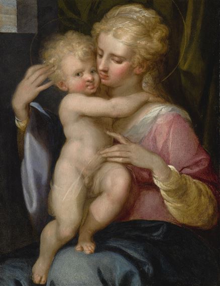 THE MADONNA AND CHILD by Emilian School, 16th Century