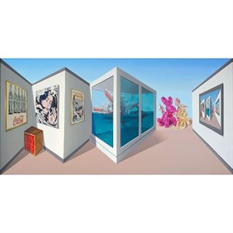 Patrick Hughes: A New Look at Perspective - Alon Zakaim Fine Art (Dover St.)