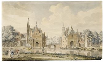 A VIEW OF DELFT FROM THE SOUTH - Jan ten Compe