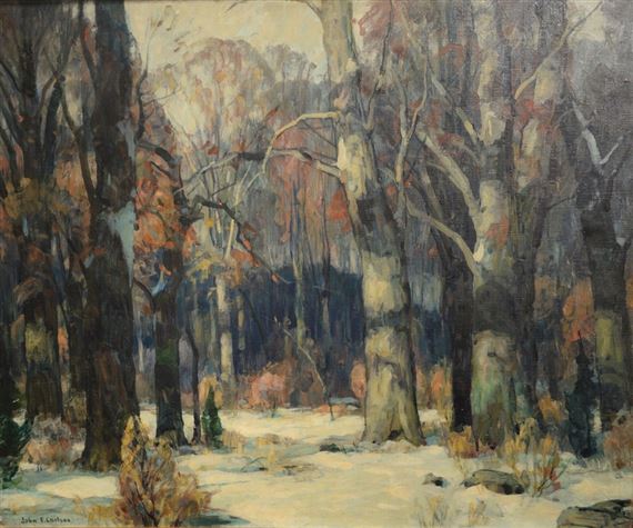 "Sunny Glades", Landscape by John Fabian Carlson