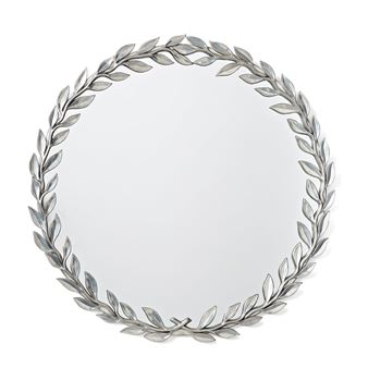 a pewter framed mirror - Estrid Ericson