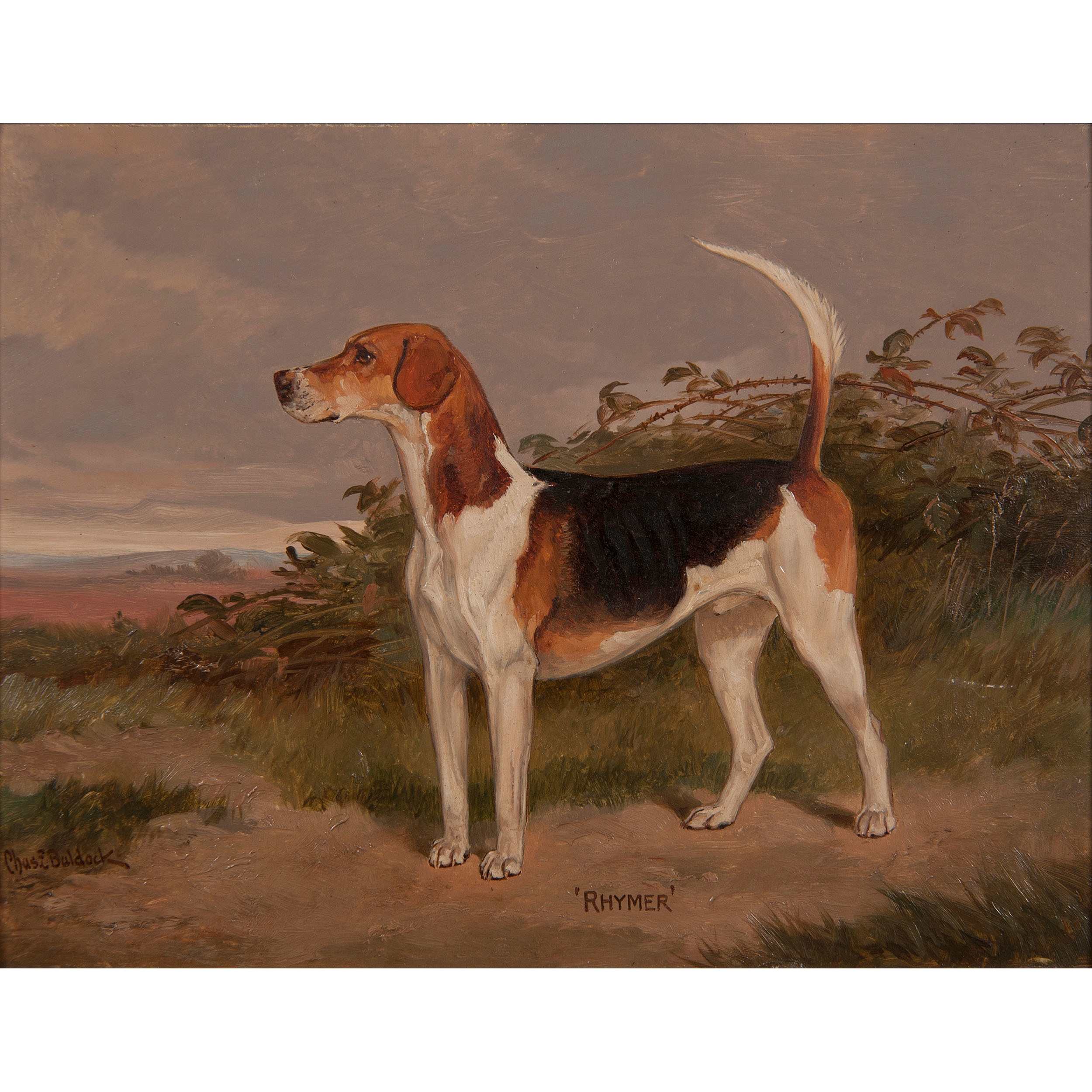 Artwork by Charles Edwin M. Baldock, 2 Works: Rhymer and Woodman, Made of oil on board