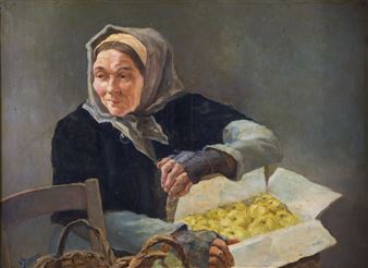 La vendedora de las manzanas - Vicente Berrueta