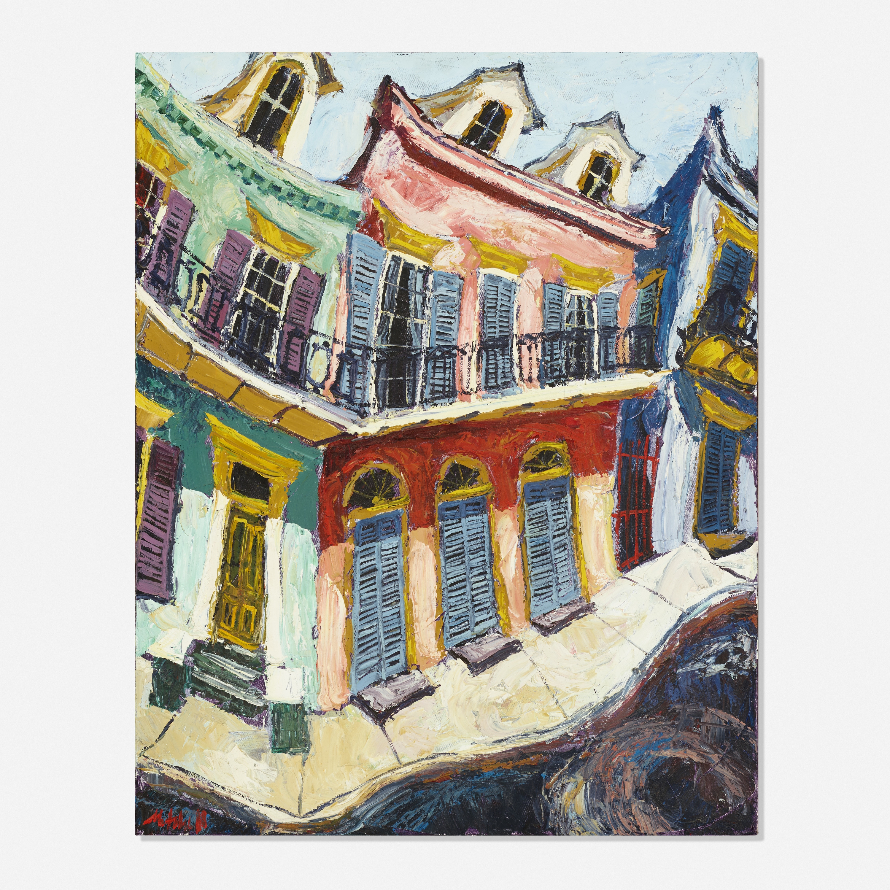 Artwork by James Michalopoulos, Toulouse Bora, Made of oil on canvas