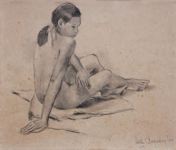 Nude by Anita Magsaysay-Ho, 1975