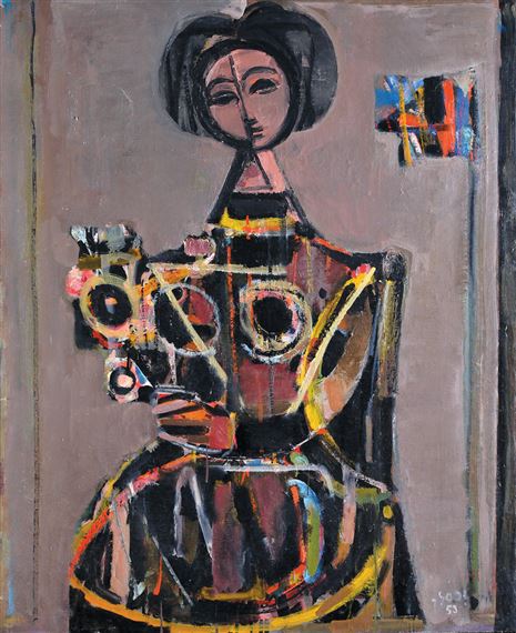 The Artist’s Wife by Jacob Wexler, 1953