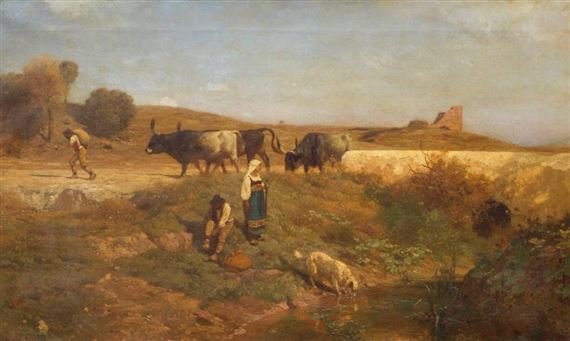 La halte des bergers by Jules Didier