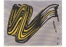 Brushstroke by Roy Lichtenstein, 1965