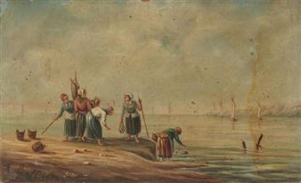 La pêche à pied - Albert Haffner