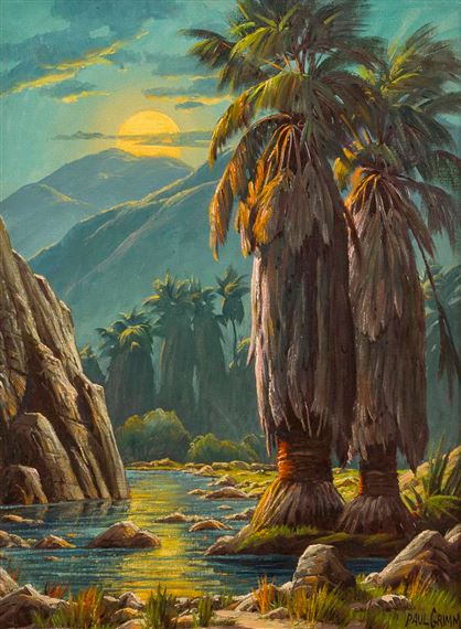 Moon Kisses Palms by Paul Grimm, 1946