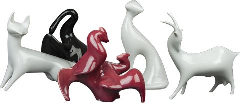 Royal Dux | Animals - 5 pcs (1960s) | MutualArt