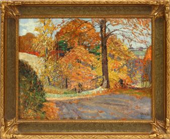 AUTUMNAL SCENE - Carl Martin Raschen