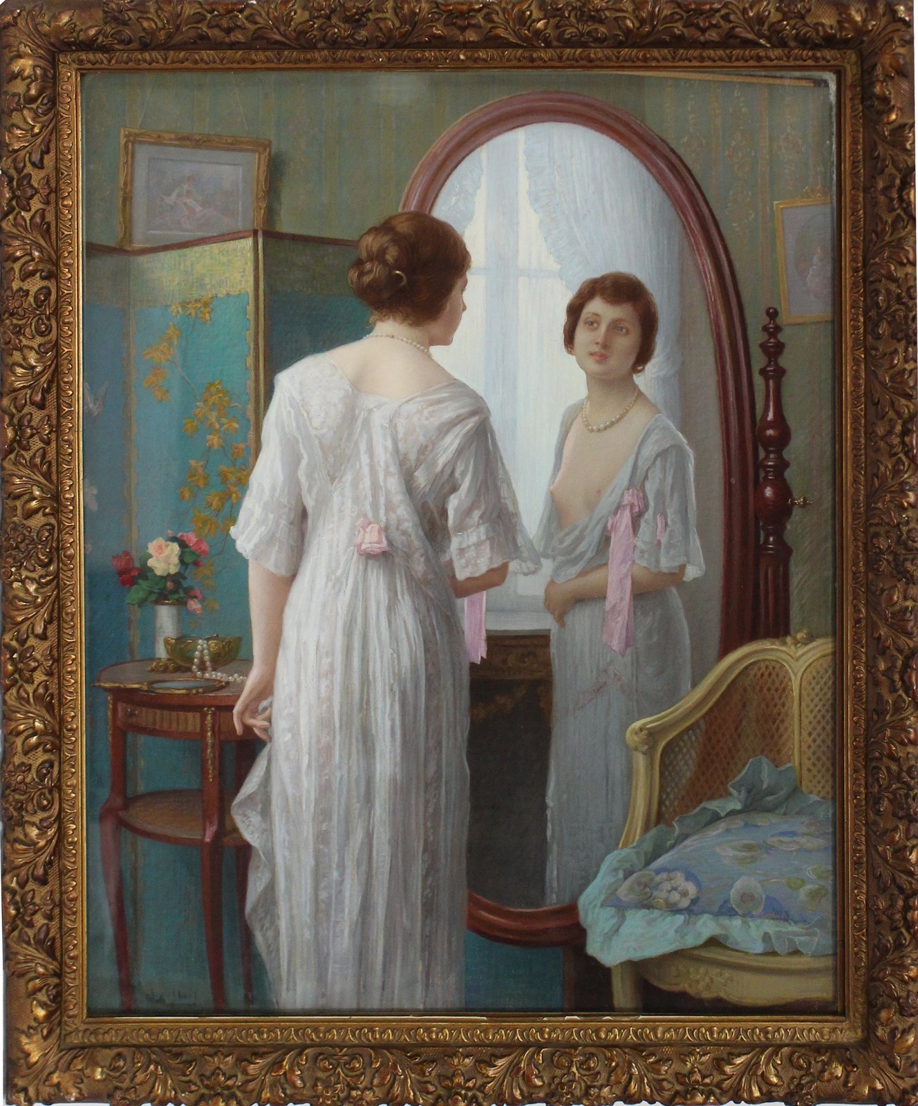Jules Scalbert Femme Devant Le Miroir Mutualart
