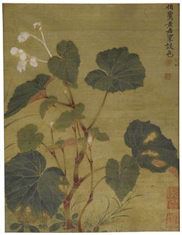 FLOWERS BY A POND - Huang Jucai