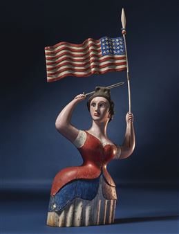 Miss Liberty - American School, 19th Century