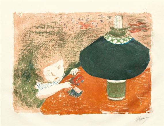 L'Enfant à la lampe by Pierre Bonnard, 1897
