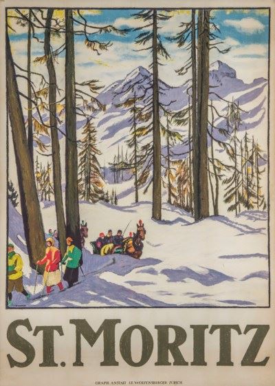 St Moritz by Emil Cardinaux, 1918