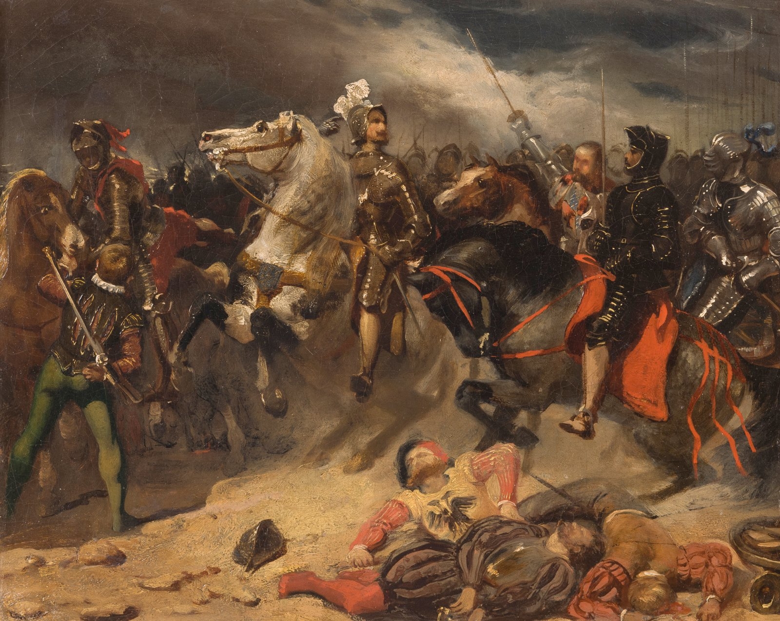 Louis Boulanger | Henri IV à la bataille d'Ivry | MutualArt
