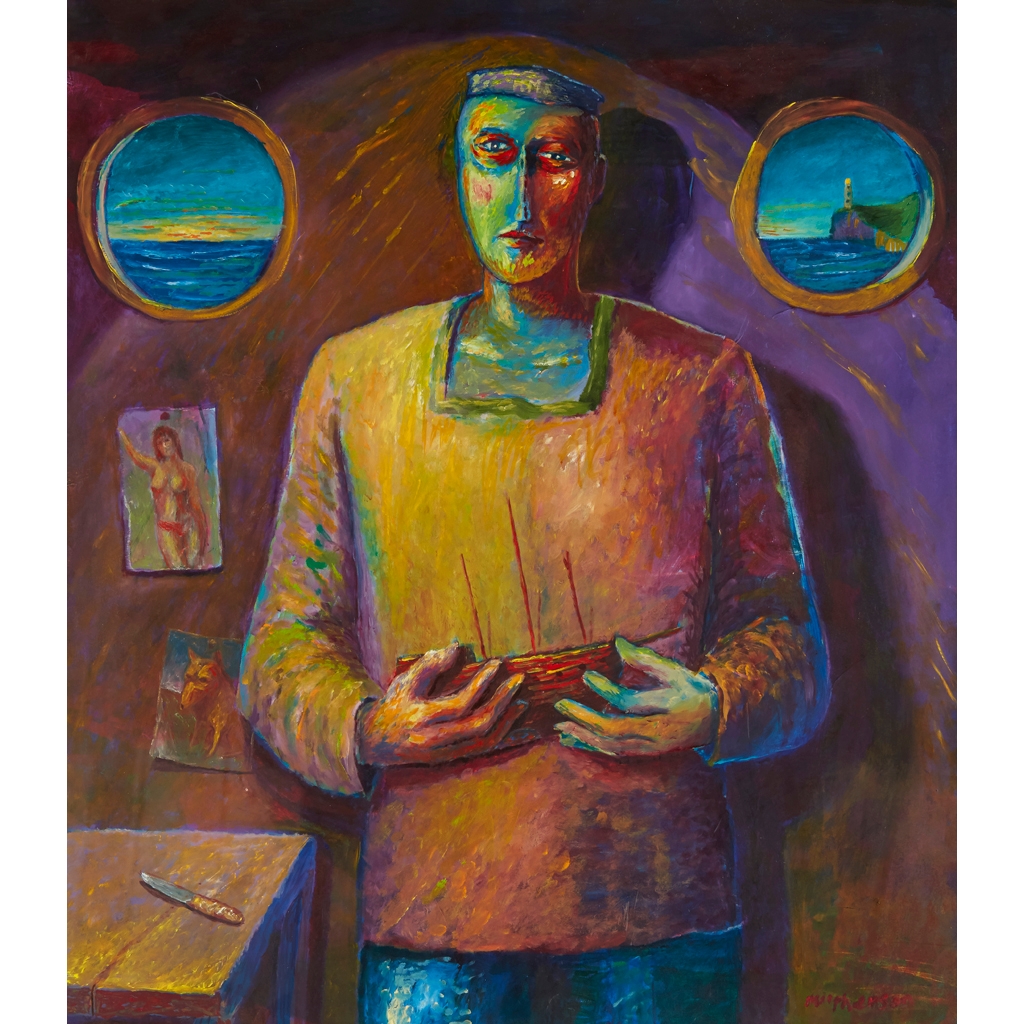 Artwork by Neil MacPherson, The Mariner, Made of oil on paper