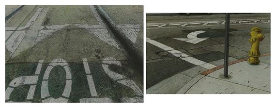 Two works: One Way Santa Cruz and San Francisco Hill - Rick Dula