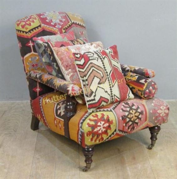 Smith Style Kilim Lounge Chair MutualArt