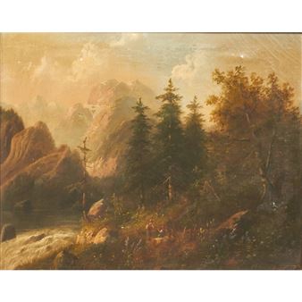 "Partie aus Ober-Baiern" - E. Boek