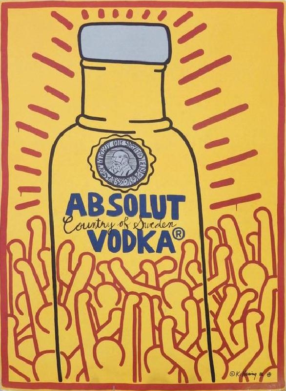 Keith Haring | Absolut Vodka (1986) | MutualArt