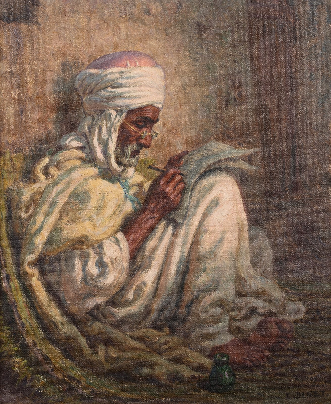 Alphonse-Étienne Dinet | Le vieil écrivain traditionaliste du désert ...