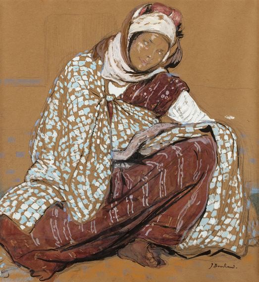 Femme assise by Jean Bouchaud