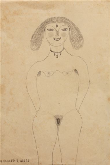 Femme nue by Mohamed Ben Allal