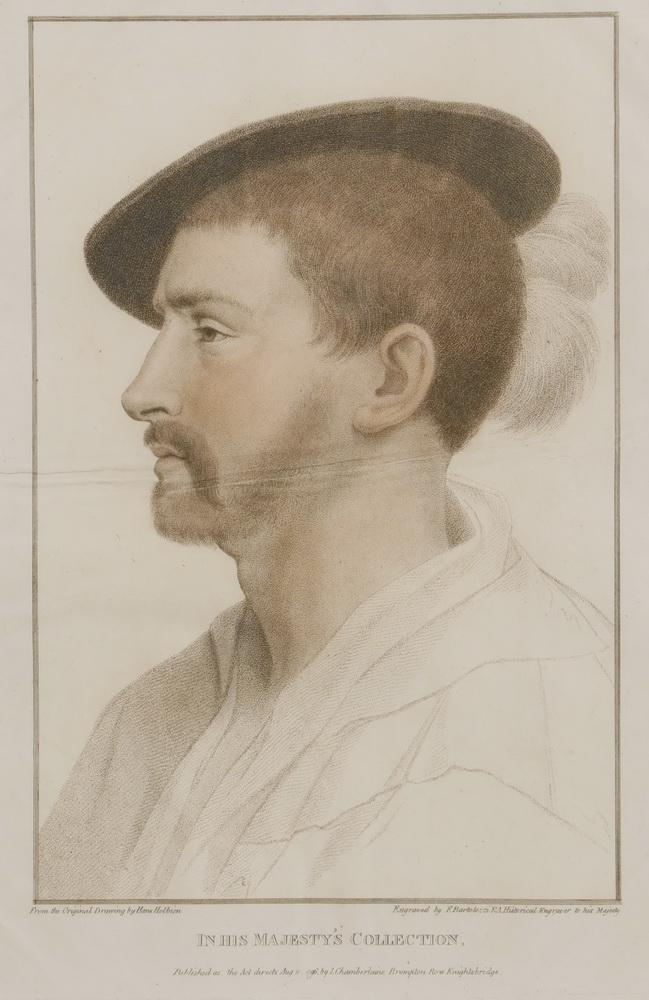 Simon George of Cornwall, plate 36 by Francesco Bartolozzi, Hans Holbein the Younger, published 1796