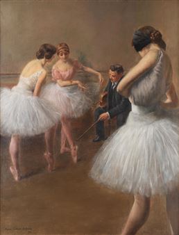 The ballet lesson - Pierre Carrier-Belleuse