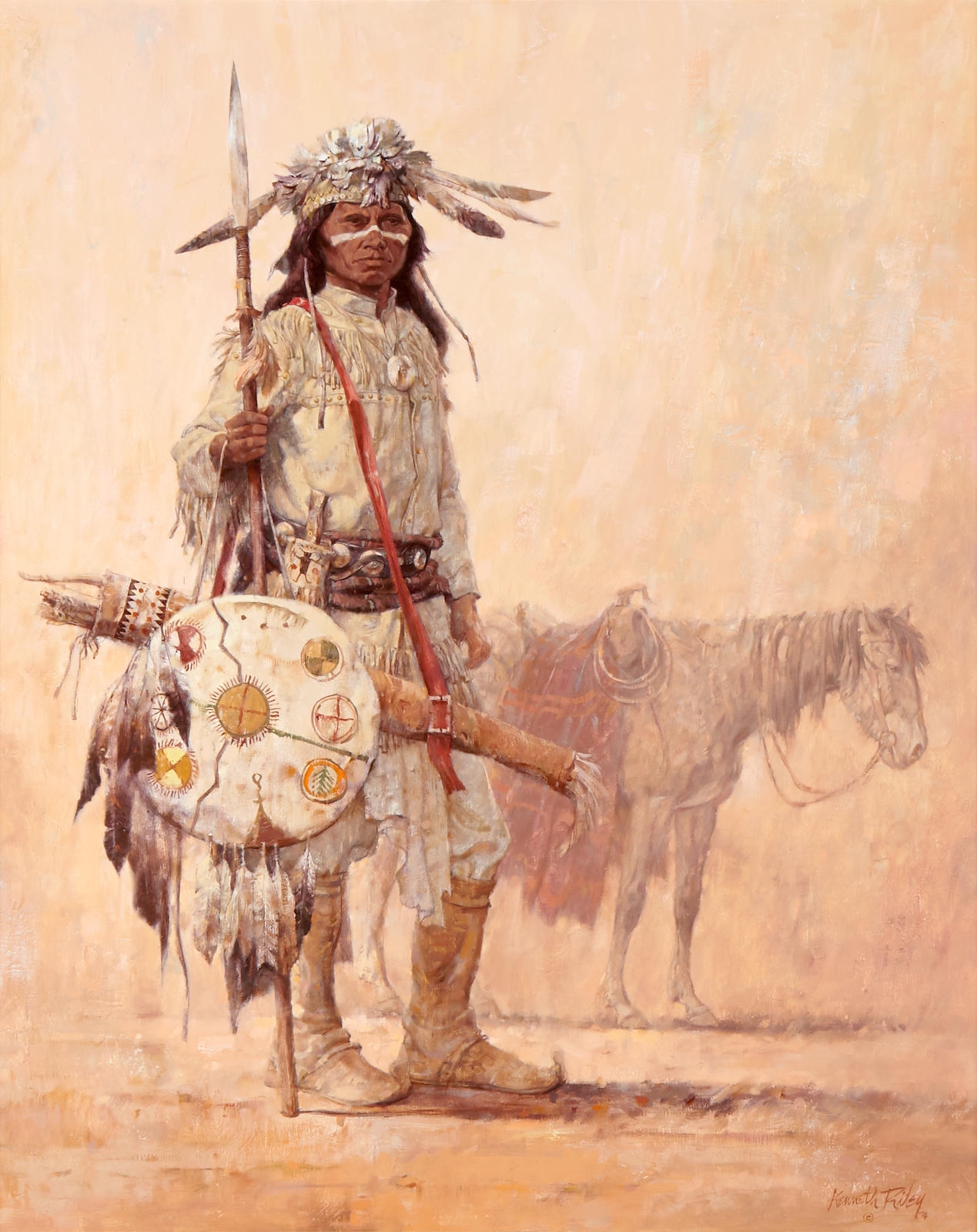 Kenneth Riley | Chiricahua Warrior | MutualArt