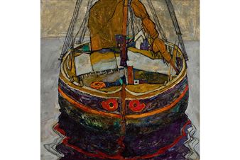 Egon Schiele's Modernist Vision of Trieste Fishing Boat Set to Appear at Auction for First Time