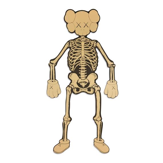 kaws skeleton figure