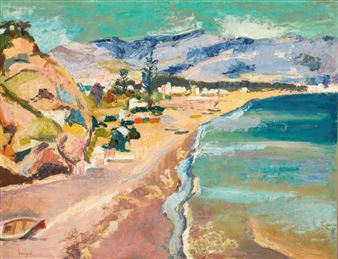 Mohamed Bouzid | Plage cotière (1929) | MutualArt