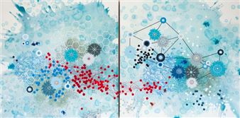 Winter Blues - Muriel Guépin Gallery