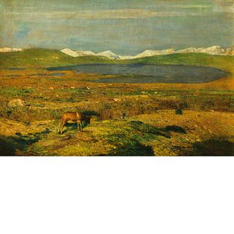 Pascolo in alta montagna - Carlo Fornara