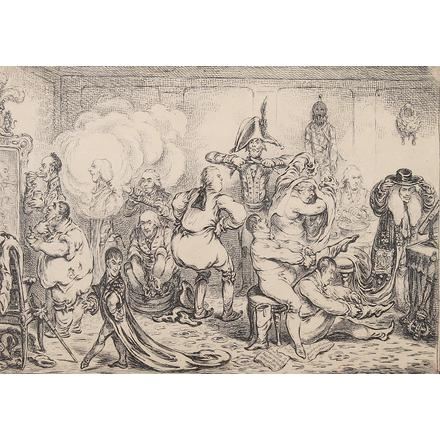 Making Decent by James Gillray, 1806
