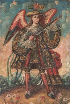 Archangel with Arquebus - Jose Lopez de los Rios