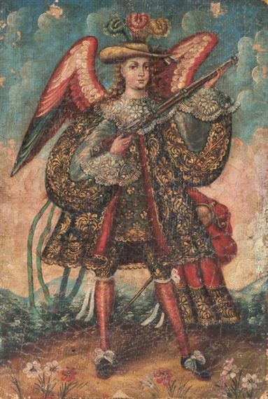 Archangel with Arquebus - Jose Lopez de los Rios